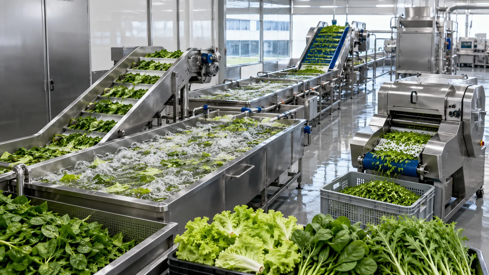 How to Choose a Vegetable Salad Washing Line for Lettuce and Leafy Greens
