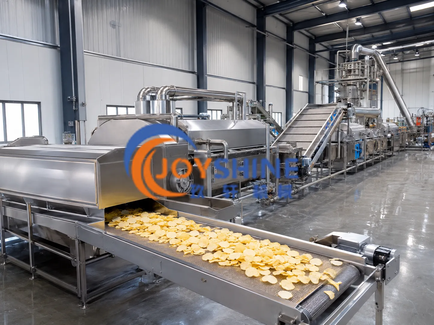 Different capacity options for potato chips production line