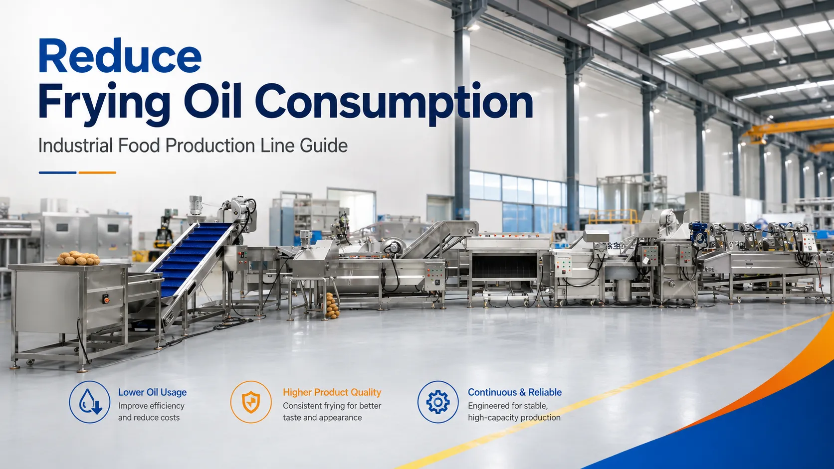 How to Reduce Frying Oil Consumption in an Industrial Food Production Line