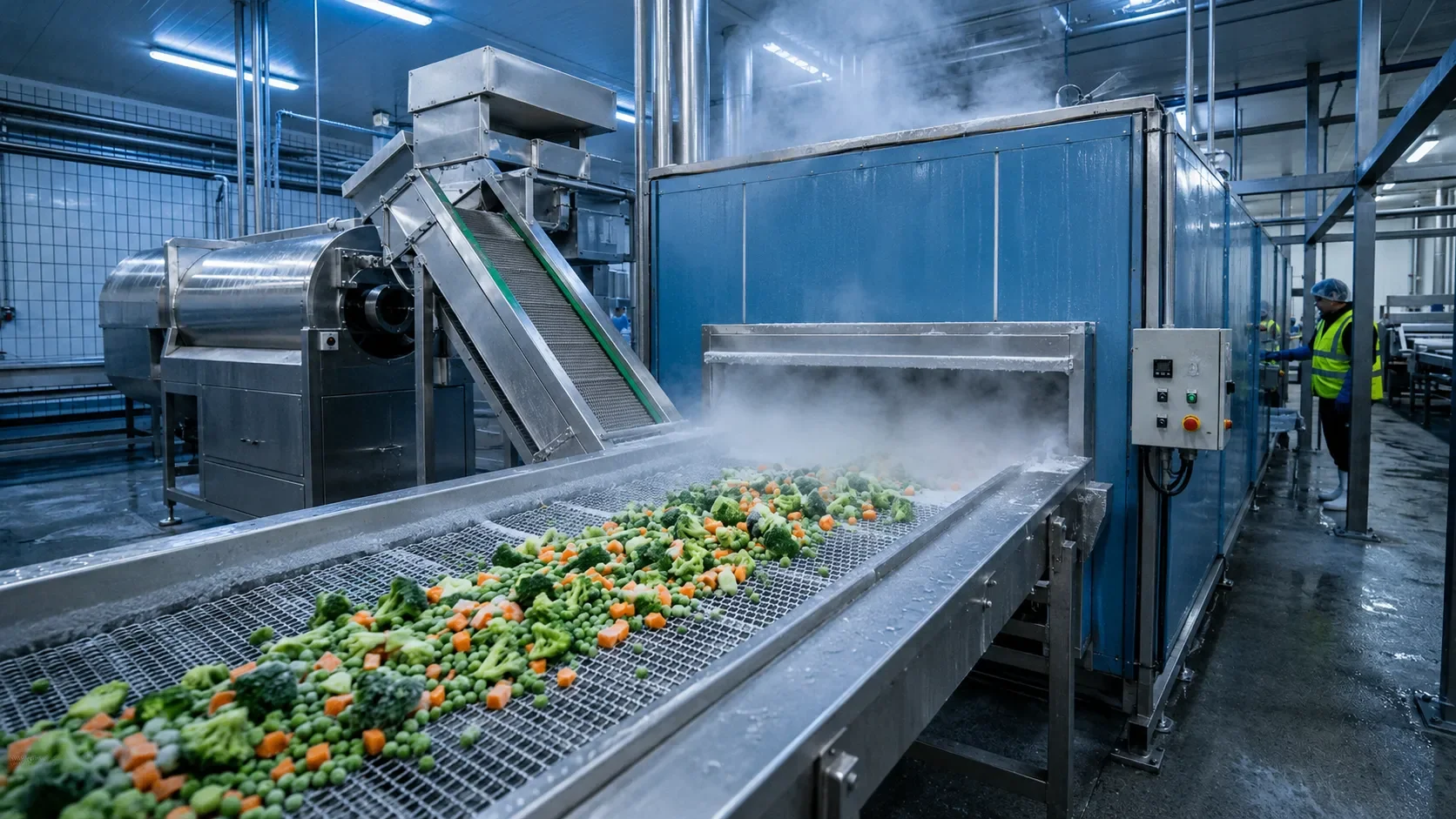 IQF Frozen Food Processing Line: From Raw Material to Packaged Product