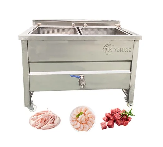 Industrial vegetable blanching machine equipment